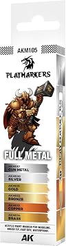 AK Interactive PLAYMARKERS SET AKM105 FULL METAL (6x)