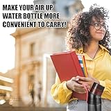 BOXOB 2pcs Handle Compatible with Air Up Water Bottle, Silicone Bottle Handle Attachment Water Bottle Carrier Grip Holder Strap Accessories for Carrying Sport Event School Home (Pink, Sky Blue) - Image 6