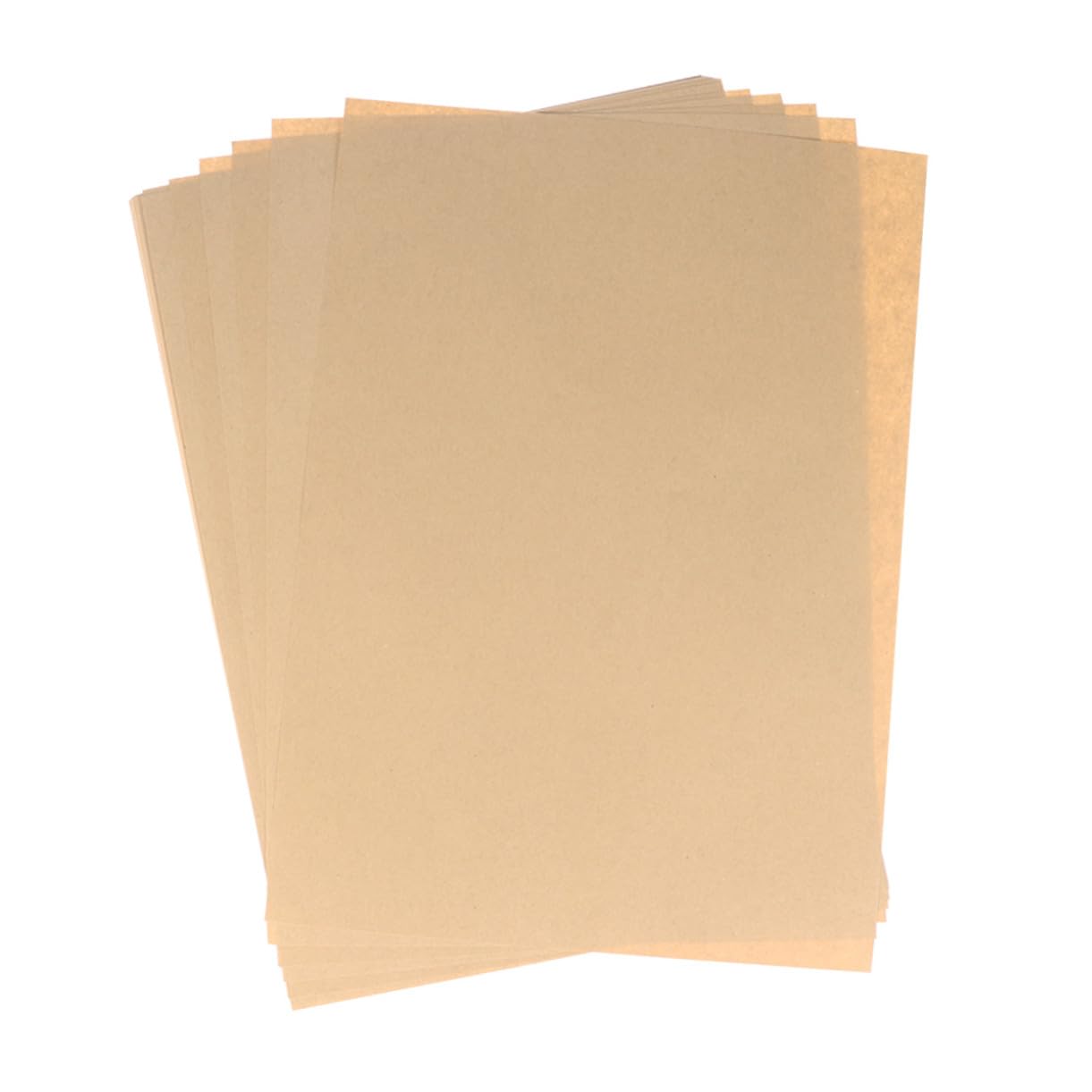 100 Blatt Kraftpapier Vintage Briefpapier Blanko Schreiben DIY Basteln Retro Stil für Briefe und Kalligrafie