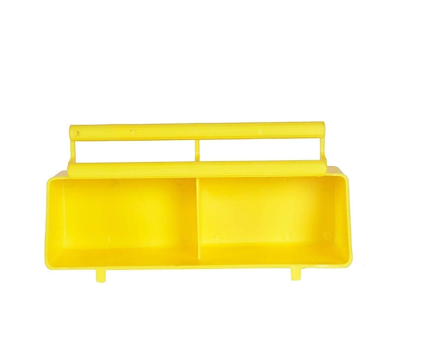 Bird Food Feeder Cup/Suitable for All Medium Birds/Pack of 4/ Color: Yellow/Size (L-18cm X H-21cm) / TAIYO PLUSS DISCOVERY 1