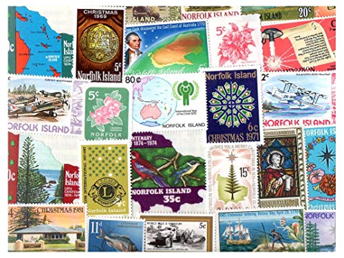 pghstamps Norfolk Island 100 Francobolli Differenti Collezione per Collezionisti