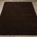 Indoor Solid Design Jute Back 5x7 Soft Shag Area Rug for Bedroom, Living Room, Dining Room, Office, 5'3