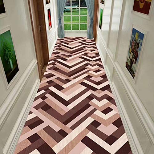 Alfombras de pasillo largo entrada antidesgaste para pasillos estrechos con moqueta personalizable 3