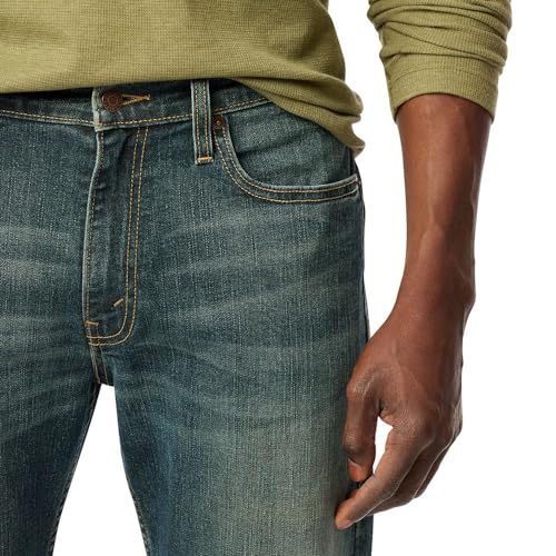 Levi's Men's Regular Fit Flex Jeans, Roadside, 48Wx32L4