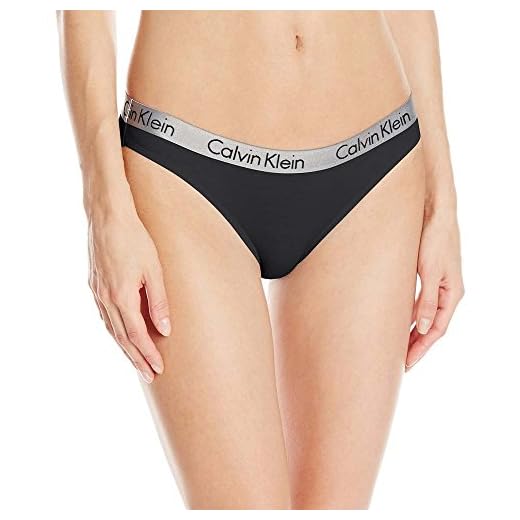 Calvin Klein Bikini Culotte, Negro (Black 001), 38 (Talla del Fabricante: M) para Mujer