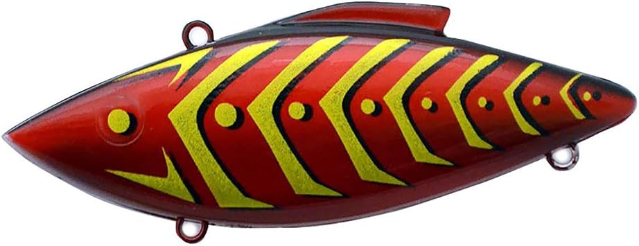 بيل لويس لورز الاهتزازات الشبيهة بالراتب L-Trap 1/2 OZ Lipless Crankbait Fishing Wobble Sinking Lure for Black Bass، Trout، Walleye، Pike، Salmon، Rayburn-Gold Bones   