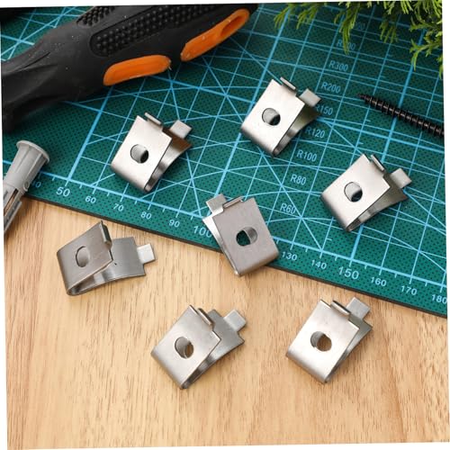 Clips pour tablette de meuble afin de stabiliser votre bibliothèque et rangement de dressing - 3