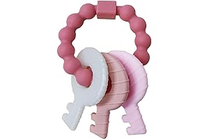 Baby Teething Keys Toys: Soothe Your Little One's Gums with Our Sensory Chew Toys