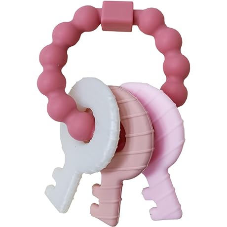 Baby Teething Keys Toys: Soothe Your Little One's Gums with Our Sensory Chew Toys