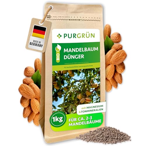 Purgrün® Bio-Mandelbaum-Dünger 1 kg – Organisch-mineralische...