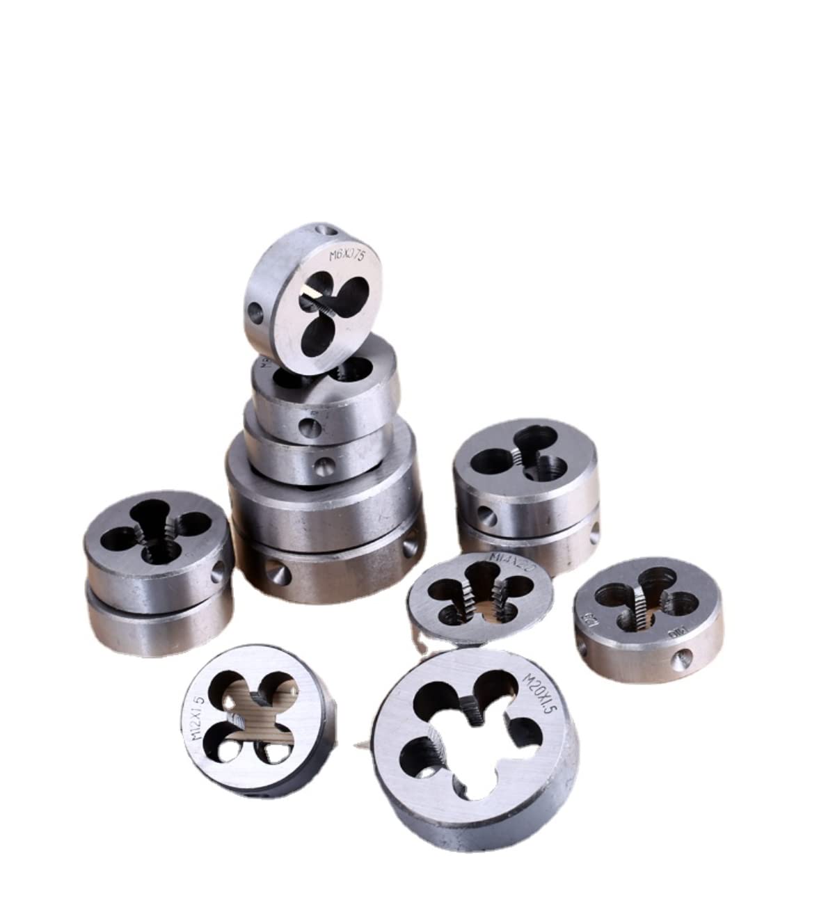 Burkit M27 X 1.5 Left Hand Tap And Die Set - High Speed Steel Tap & Alloy Tool Steel Die, For Threading Metal (Metric, Left Hand Threads)