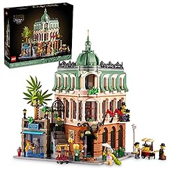 LEGO Boutique Hotel set for adults is a tribute to turn-of-the-century European architecture, celebrating 15 years of LEGO Modular Buildings Authentic architectural details with 5 sections including guest rooms, penthouse, terrace and staircase, plus...