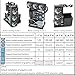 PC Creative Assembly Frame Test Bench，Open Air Frame Case, DIY Computer Motherboard Case Rack, ITX ATX MATX/EATX Open Aluminum Frame Chassis (ITX)
