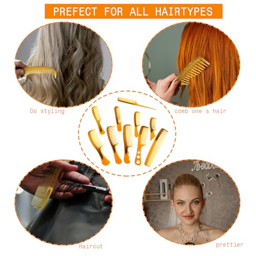 Set de 10 Peines KYHSOM Antiestáticos para Cabello miniatura 4