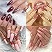 GERSHION Red Poly Nail Gel Kit 30ML Nail Extension Builder Gel Nude Nature Colors With Slip Solution Stater Kit for Beginner Professional Technician Nail Salon Manicure Set
