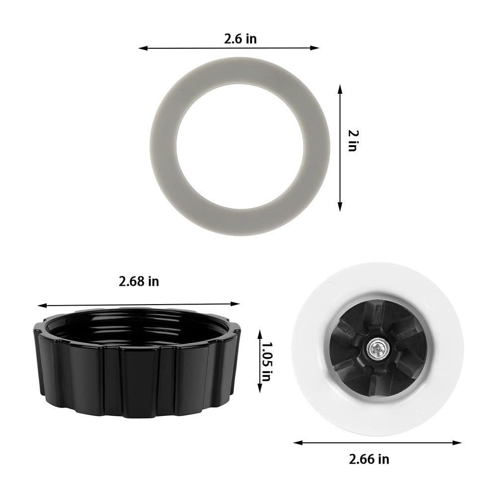 K Di Ricambio Per Frullatore Con Frizione In Gomma Da 2 Pezzi Utensili Da Cucina Adatti Per Frullatori Da Spiaggia Hamilton Numero Parte 990035800 - Foto 2