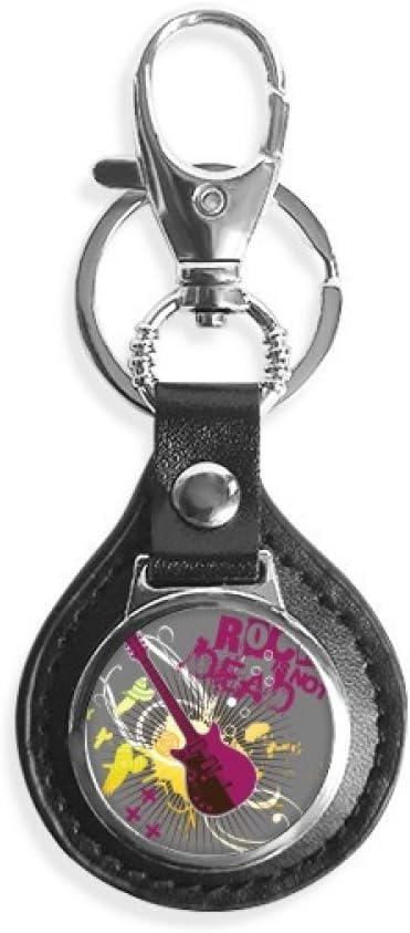 DIYthinker Rock Music Guitar Music Instrument Key Link Chain Ring Keyholder Finder Hook Metal