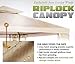 Garden Winds Universal 10 x 10 Single Tiered Gazebo Replacement Canopy Top Cover - Riplock 350 - Beige