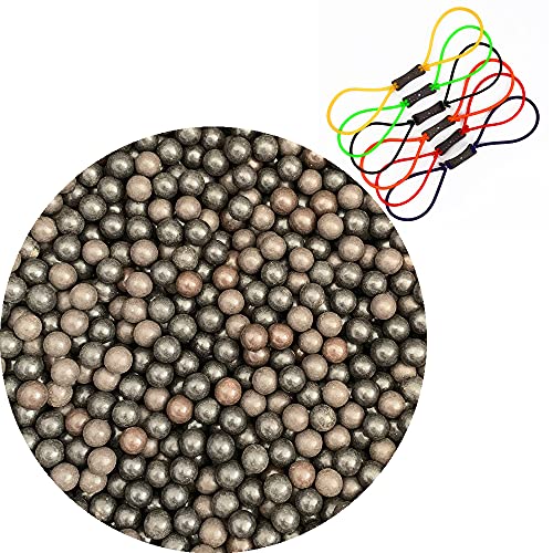 Qianchengda Trading Co., Ltd. 5 PCS Slingshot Replacement Rubber Bands, Slingshot Kit Spare Bungee Cords with 2000 Clay Slingshot Balls