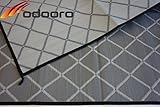 zeltteppich villa eco Größe: 2,7 Meter x 6 Meter / Farbe anthrazit-grau
