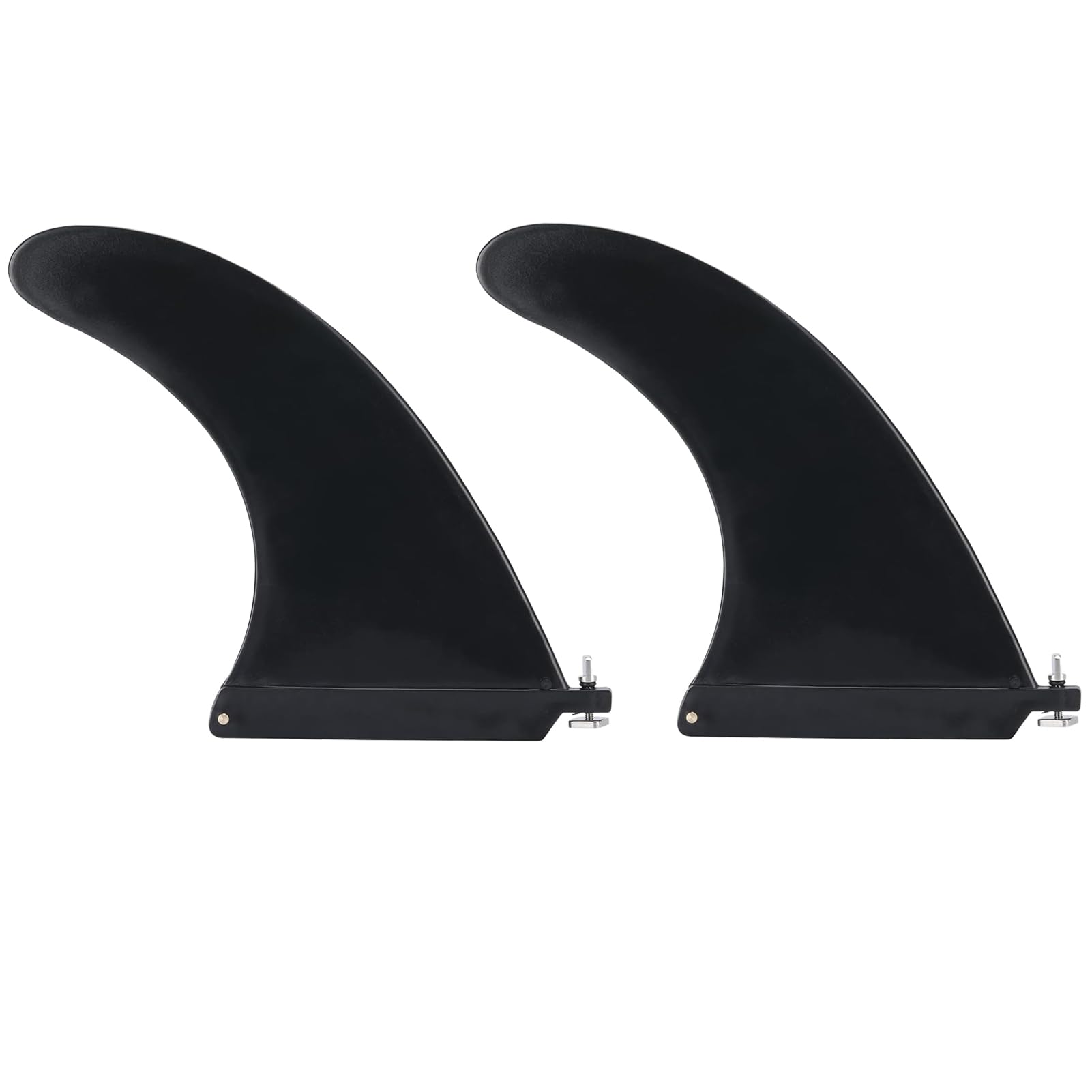 DuDuZui 9 Inch Paddle Board Fin, Screw in Design，Pack of 2