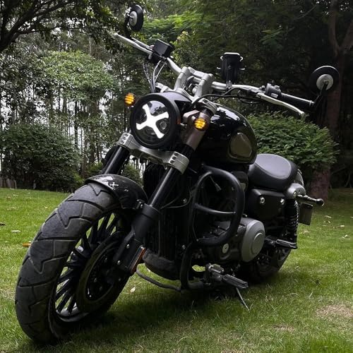 Phare LED DRL de moto pour remplacer un éclairage d'origine faible sur Bobber