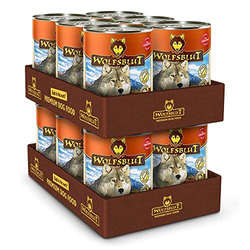 Wolfsblut - Alaska Salmon - 12 x 395 g - Lachs - Nassfutter - Hundefutter - Getreidefrei