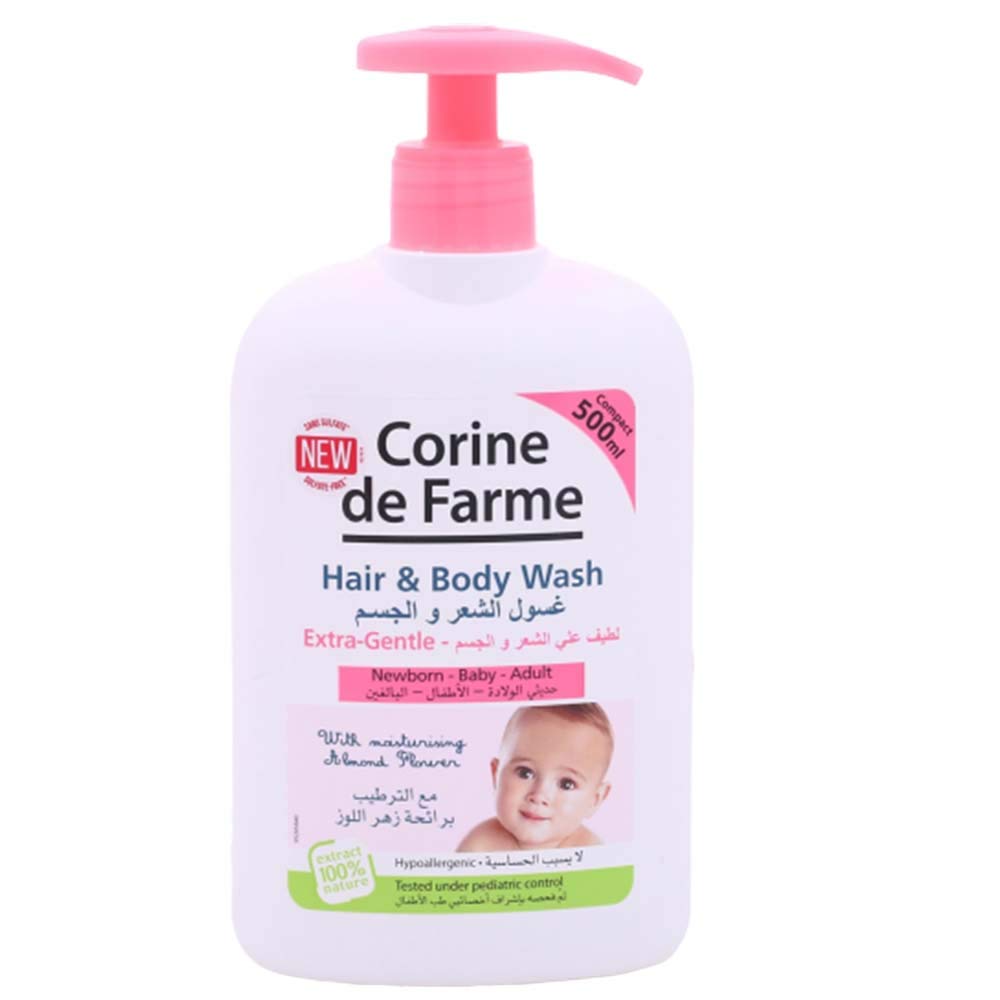 Corine de Farme8002 Extra Gentle Baby Hair and Body Wash (500ml)