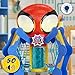 Spidey and His Amazing Friends Web-Spinners Web-Quarters, Kids Playset with Action Figure, Vehicle, and Accessories, Marvel Super Hero Toys, Ages 3 and Up, Large
