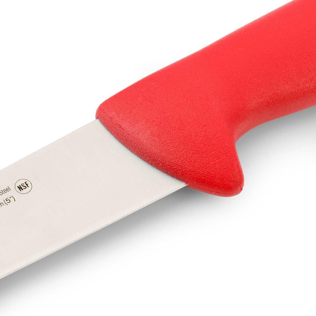 Arcos Butcher Knife 6 Inch Nitrum Stainless Steel and 200 mm blade. Professional Cooking Knife For Cutting Meat, Fish and Vegetables. Ergonomic Polyoxymethylene Handle. Series 2900. Color Red.