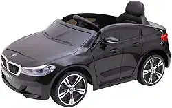 Zippy Toys, Carro Elétrico Infantil BMW GT Preto 12V com Controle Remoto