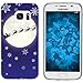 Produktbild PhoneNatic Case kompatibel mit Samsung Galaxy S7 Silikon-Hülle X Mas Weihnachten Santa - Snowflakes M4