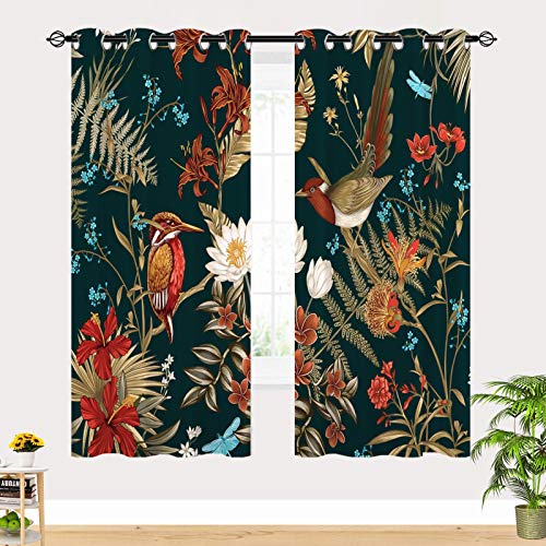 Rideaux occultants thermiques jungle 3D pour mieux dormir