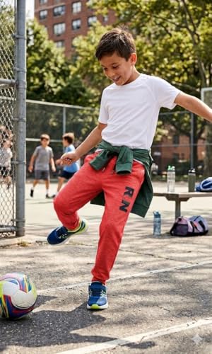 Image of FASHA Kids Lower Track Pants for Boys & Girls - Kids Joggers Cotton Lower, Sports Track Pant, Casual Wear Pants, Running Workout Activewear Lower, Regular Wear Training Pants-Pack of 1