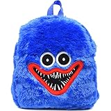 simyron Huggy Wuggy Thema Rucksack Poppy Playtime Kinder Plüsch Schultasche Gartenrucksack, Horrorspiel Cartoon Design Baby Rucksack for Kinder Jungen Mädchen 1-7 Alter