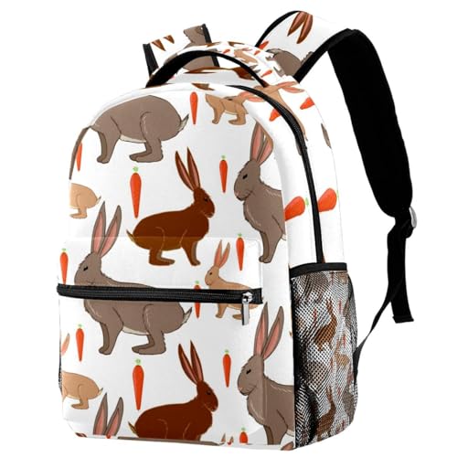 Sac de voyage décontracté carottes et lapins pour les sorties