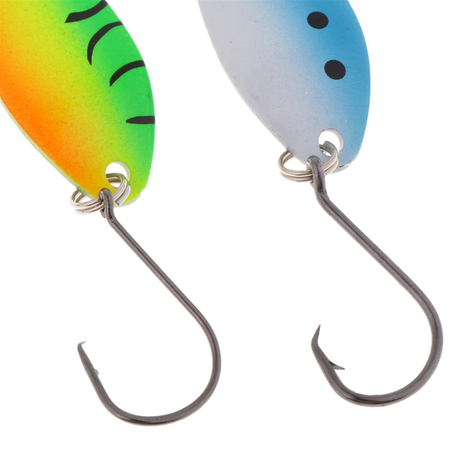 SGerste 4Pc Metalen Vissen Lokken w/Haken - Spinner Baits Lepels voor Bass Zalm Forel Zonder Veren