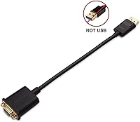 Vista 7 de Cable Matters Adaptador HDMI a VGA (convertidor HDMI a VGA) en negro y adaptador DisplayPort a VGA