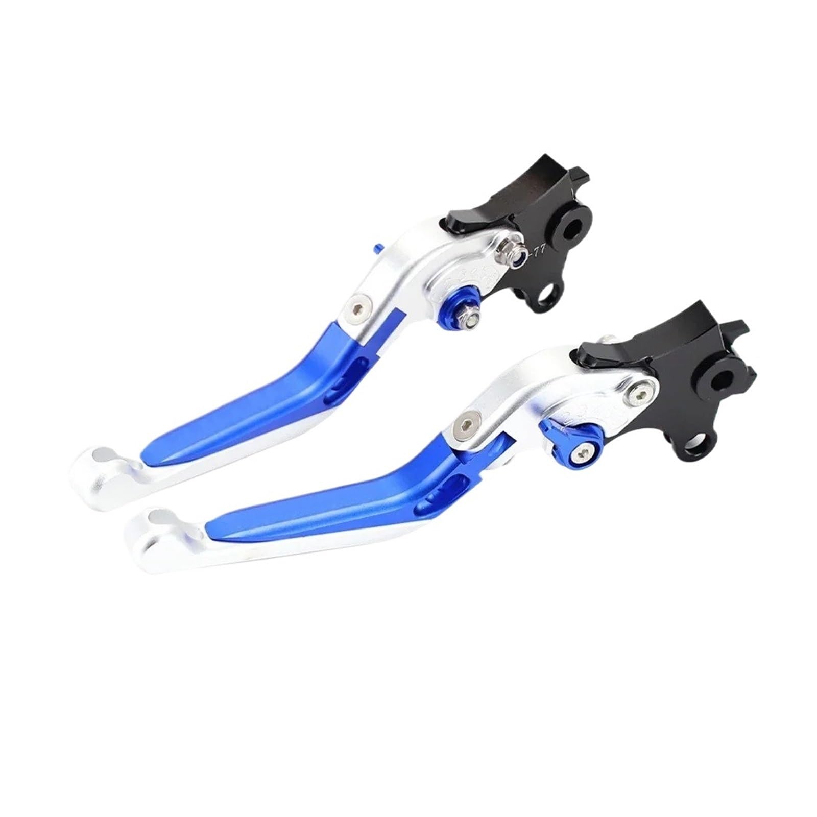 RAGPUKMUAN Motorbike Hand Brake for BMW for F650GS for F800GS K72 for F700GS K70 Motorcycle Extending Handles Folding Clutch Brake Levers Parking Tool(2019-2023 BlueSilver)