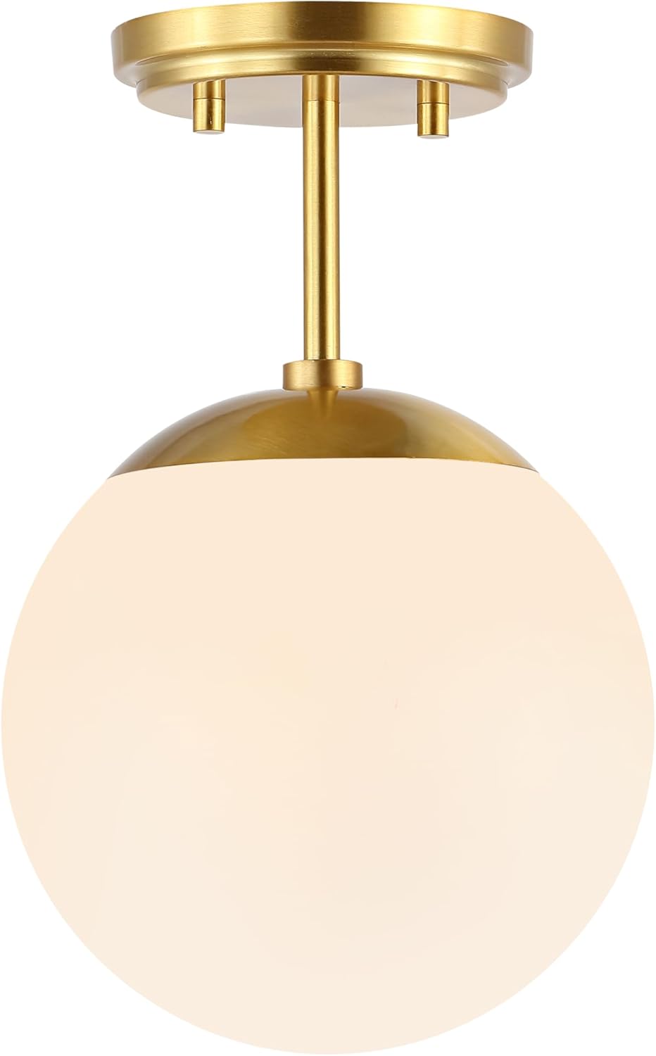 SAFAVIEH Lighting Collection Catori Brass Flush Mount (LED Bulb Included)