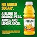 Tropicana 100% Juice Orange Blend, Single Serve, 15.2 fl oz Bottles (Pack of 12) - Real Fruit Juice, Vitamin C Rich, No Added Sugars, No Artificial Flavors