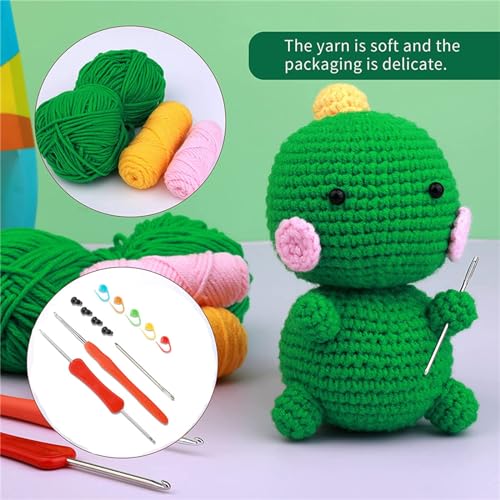 Kits de crochet pour poupées débutantes avec guide pas à pas simple - 3