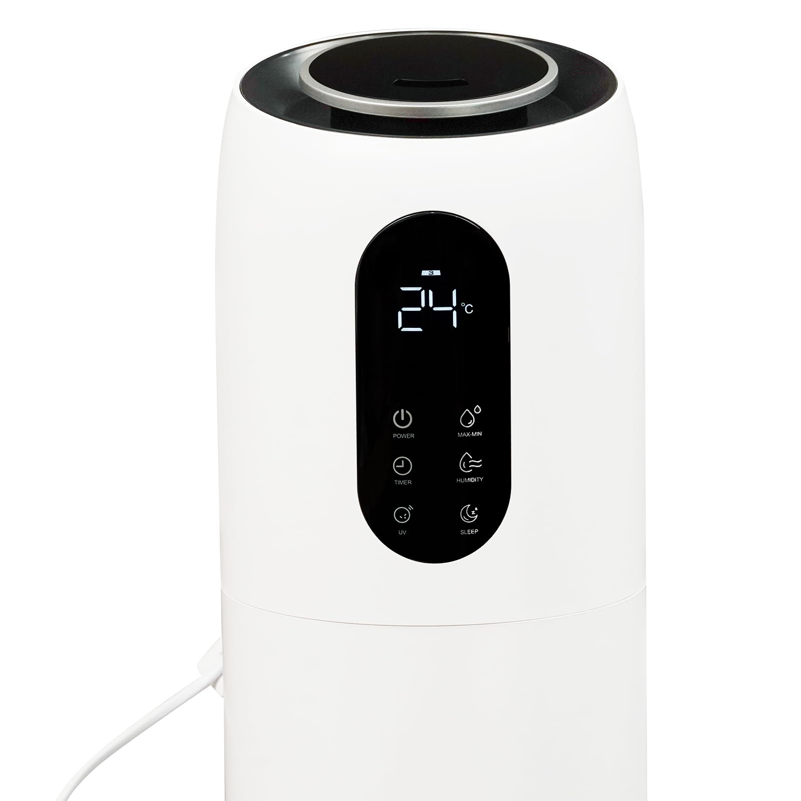 Umidificatore 9L 3 livelli Umidificatore ad ultrasuoni con funzione di sterilizzazione e telecomando Grande umidificatore silenzioso Torre Humidifier 12H Massima atomizzazione 10,56 oz/h per