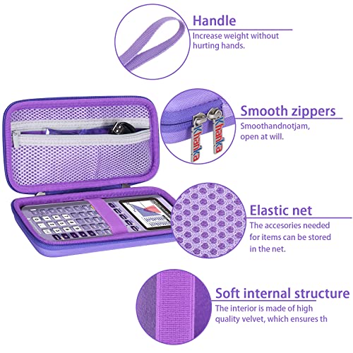 Étui de protection TI-84 Plus CE Khanka : sacoche de transport robuste Infinitely Iris
