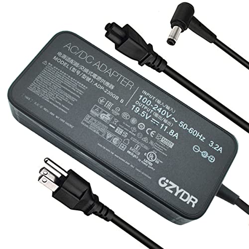 Flash Deals - 50% OFF 230W ADP-230GB B Charger, Fit for Asus ROG Zephyrus S GX701GX GX701GW GX701GV Strix Scar II GL704GM-DH74 GL703GM-DS74 Gaming Laptop with Power Cord