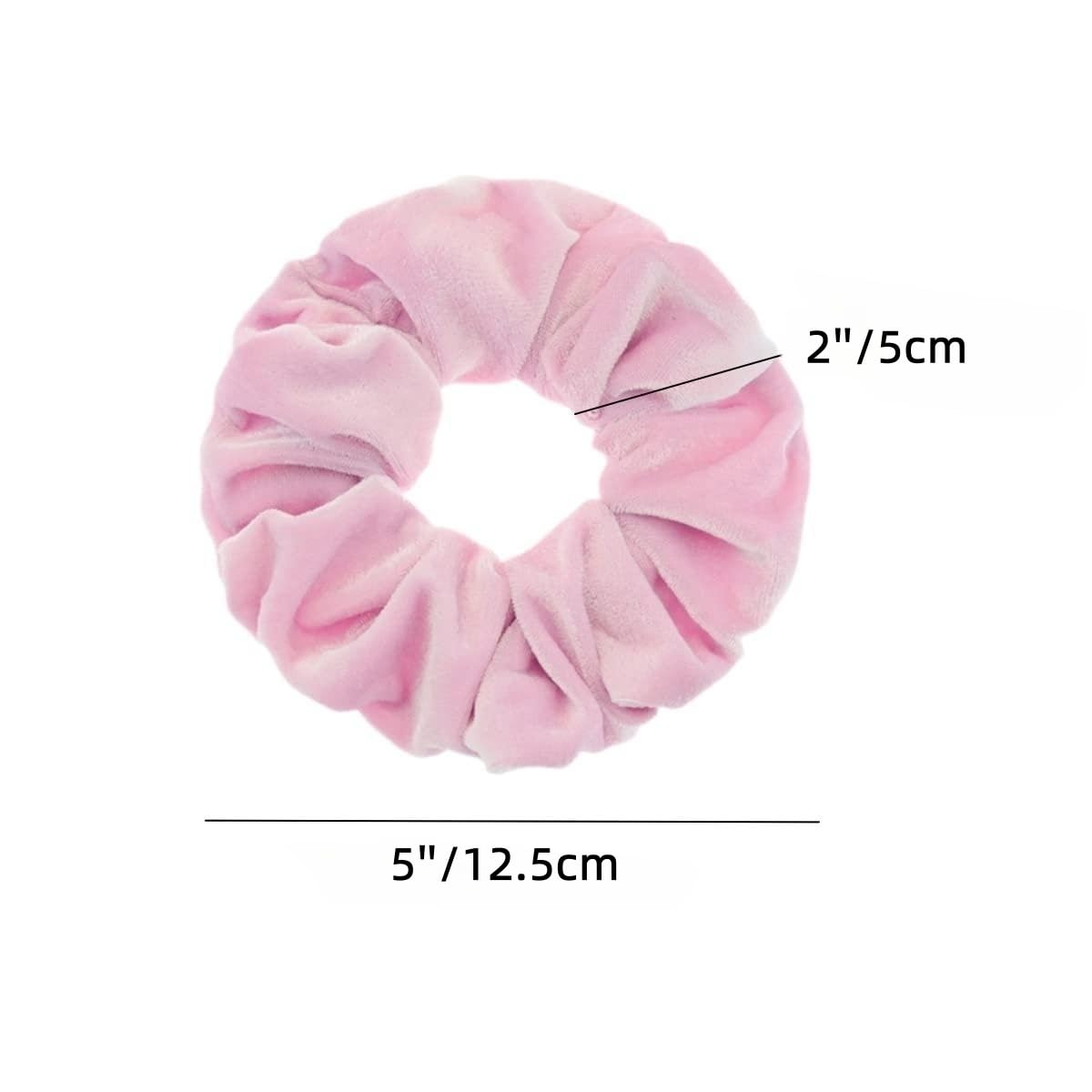 Amazon.com : 12 Pcs Large Velvet Scrunchies for Thick Long  display picture 3