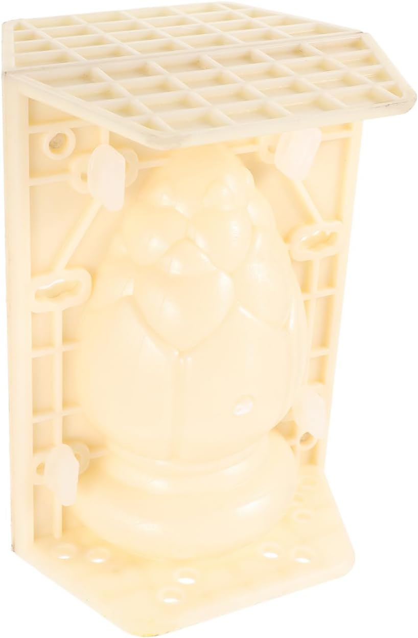 Mikikit Roman Column Balustrade Mold 8.26X5.90X5.51In Lightweight Plastic Concrete Mold for DIY Garden Patio Walkway Landscaping and Decorative Casting