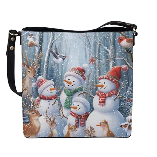 Image of HUGS IDEA Hoho Bag for Women Crossbody Purse Leather Handbags Laides Shoulder Bags