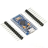 KeeYees Pro Micro ATmega32U4 5V 16MHz Micro USB Placa de Desarrollo Módulo Microcontrolador para Arduino IDE Leonardo Bootloader