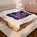 Demon Pop Hunters Velveteen Plush Blanket K-Pop Anime Fan Gift for Girls Daughter Cozy Korean Fantasy Animation Art for Bed